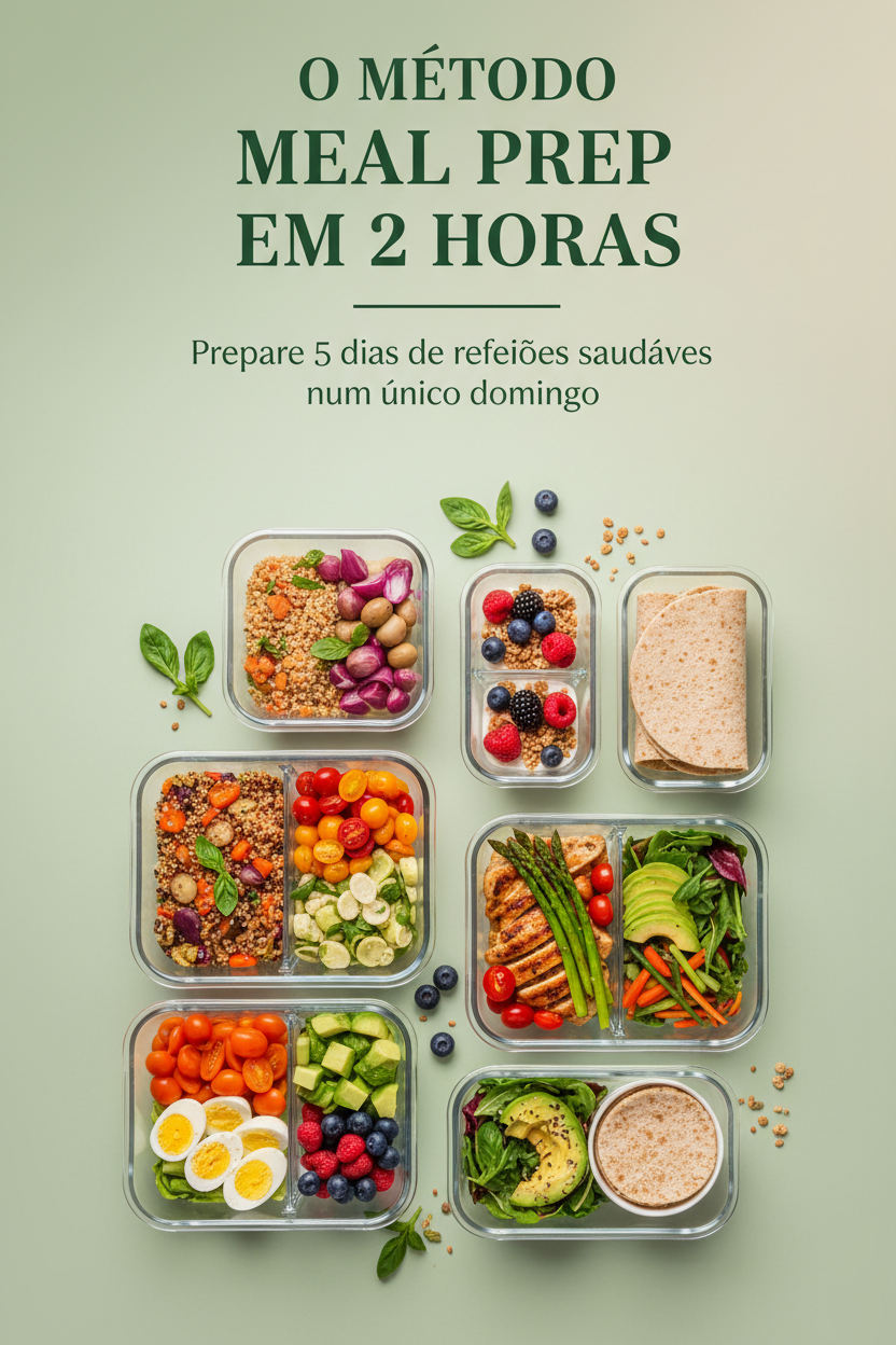 O Método Meal Prep em 2 Horas – E-book Capa